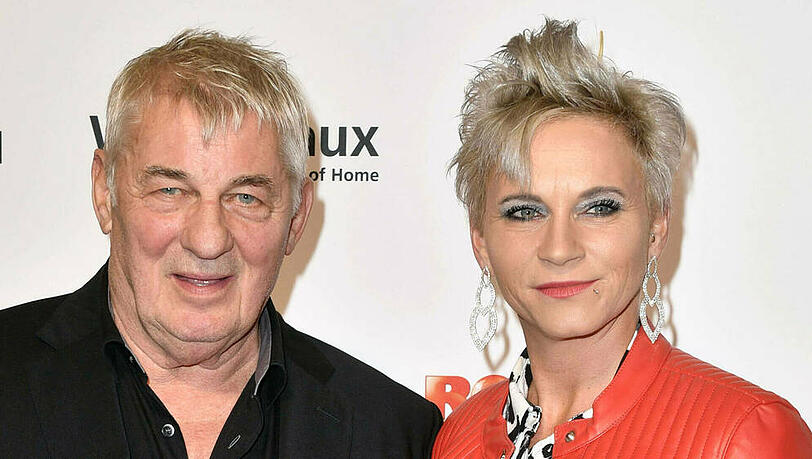 Heinz Hoenig mit Ehefrau Annika bei einem Auftritt in Hamburg Heinz Hoenig mit Ehefrau Annika bei einem Auftritt in Hamburg