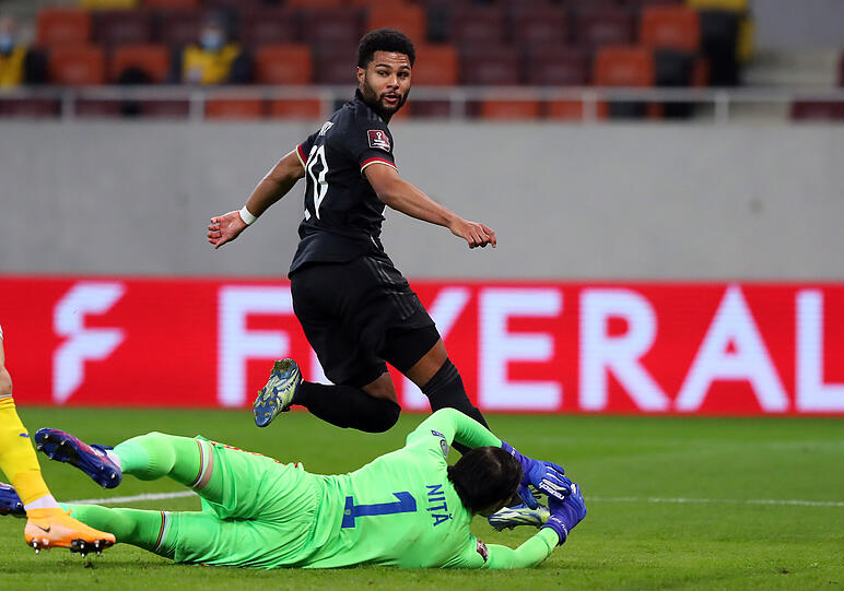 In der Offensive der deutschen Mannschaft wohl gesetzt: Serge Gnabry