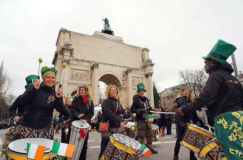St. Patrick's Day Parade 2016 in München. Die besten Bilder.