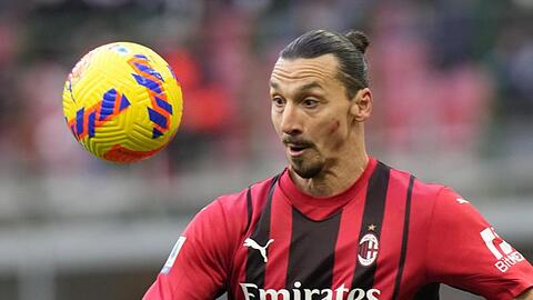 Glich für den AC Mailand noch aus: Zlatan Ibrahimovic.