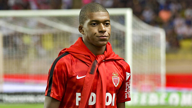 Mbappé saß am Wochenende bei Monacos 6:1 über Olympique Marseille 90 Minuten nur auf der Bank.