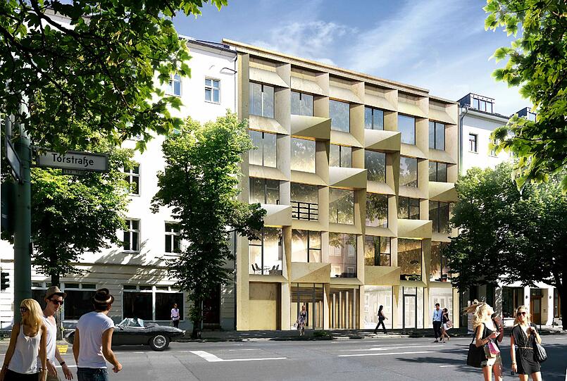 Dieses Haus in Berlin ist ebenfalls von ihnen entworfen worden.