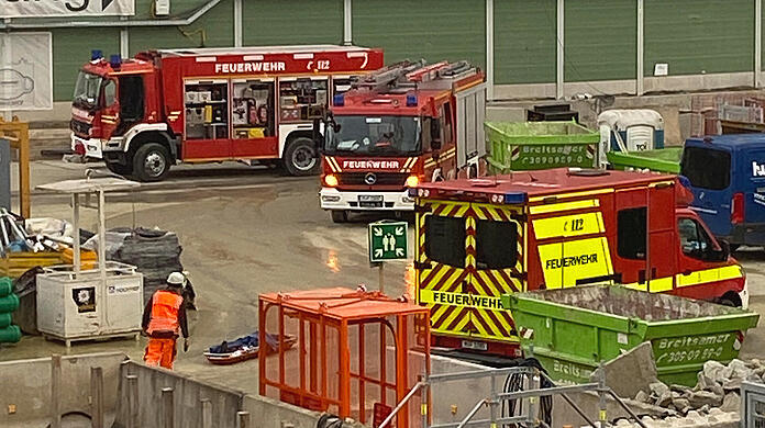 Feuerwehrübung an der 2. Stammstrecke