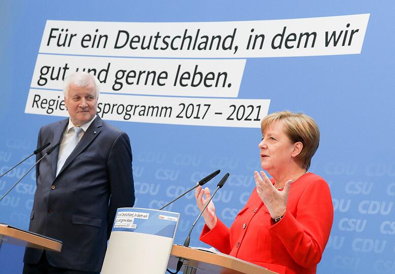 Seehofer und Merkel wollen den Wahlkampf gemeinsam bestreiten.