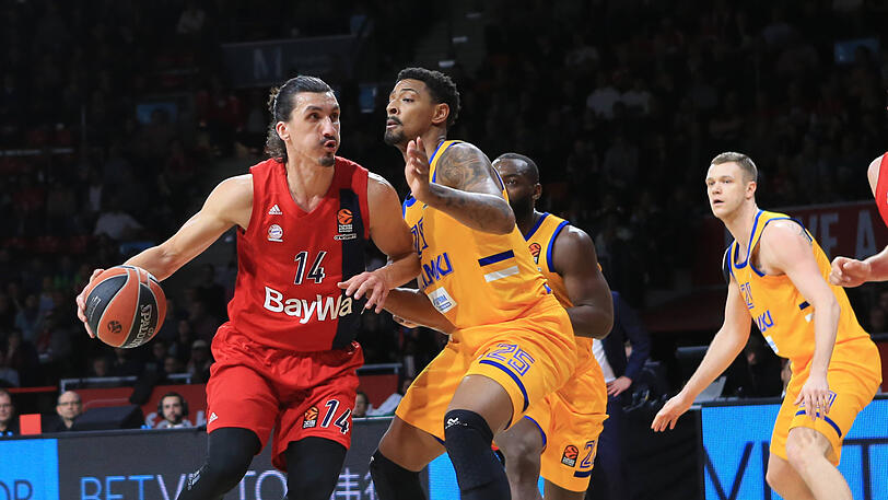 Bester Werfer des FC Bayern Basketball: Nihad Djedovic (l.).