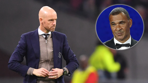 Ruud Gullit (r.) glaubt, dass Erik ten Hag nur zu gern zum FC Bayern wechseln würde