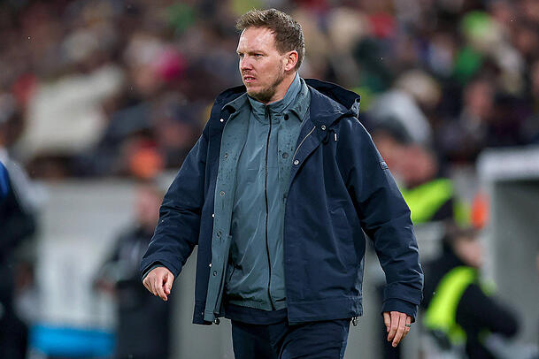 Stets unruhig: Bundestrainer Julian Nagelsmann.