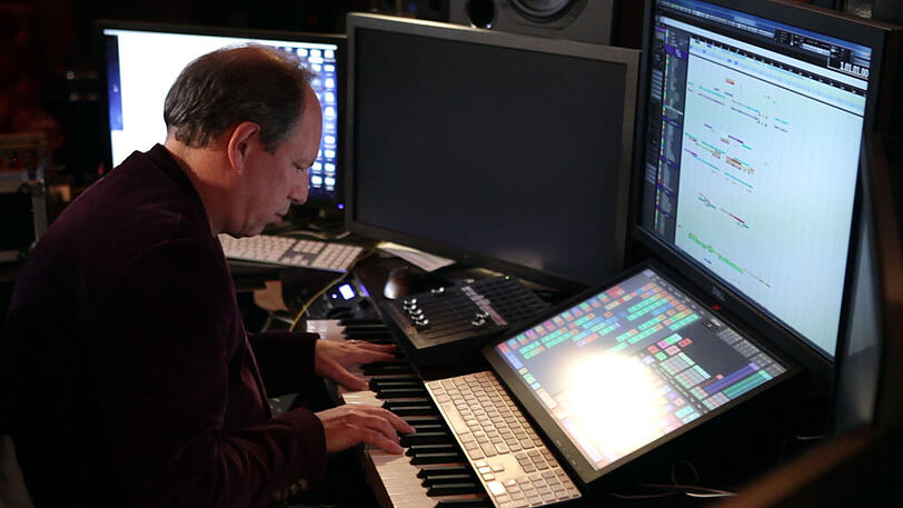 Der deutsche Filmkomponist Hans Zimmer.