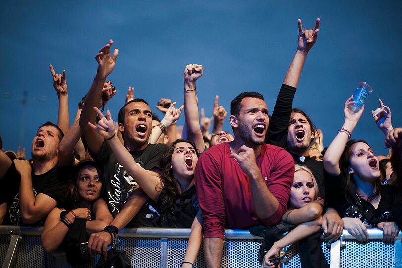 Heiße Bilder aus Brasilien: Bei Rock in Rio haben es Hunderttausende in der Stadt am Zuckerhut krachen lassen. Die Bilder.