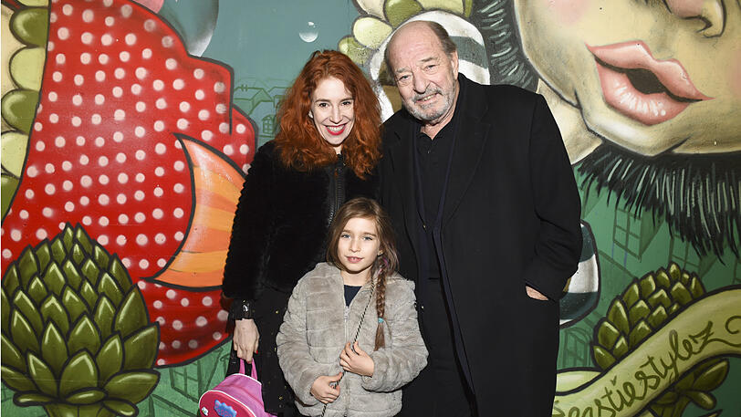 Ralph Siegel mit Frau Laura und Tochter