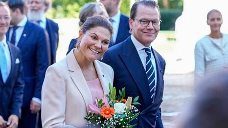 Kronprinzessin Victoria und Prinz Daniel w&auml;hrend ihres Besuchs in Vaasa.