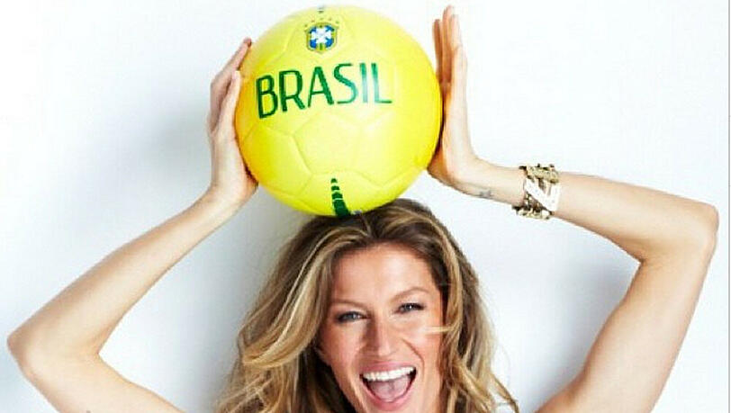 Gisele Bündchen ist im WM-Fieber Gisele Bündchen ist im WM-Fieber