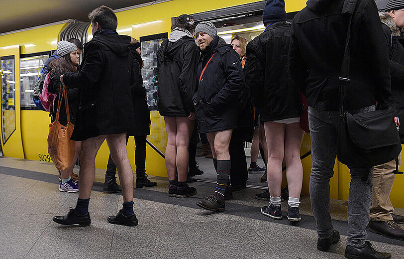 Die Bilder vom No Pants Subway Ride 2015.