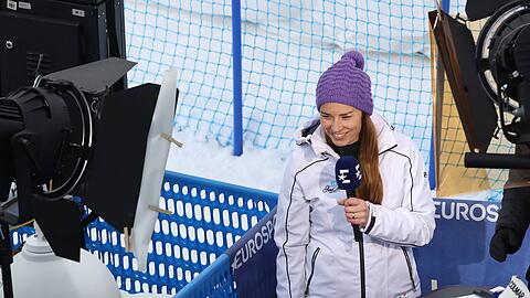 Tina Maze ist mittlerweile Expertin bei Eurosport. (Archivbild)