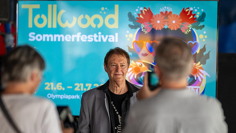 Abschiedtournee: Hans-Jürgen Buchner von Haindling auf der Tollwood Pressekonferenz.