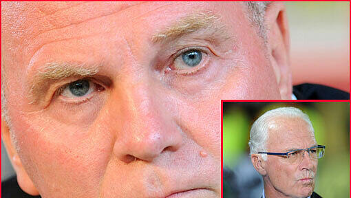 Kritisiert Beckenbauers Zuversicht hinsichtlich eines Champions-League-Erfolgs der Bayern: Präsident Uli Hoeneß. Kritisiert Beckenbauers Zuversicht hinsichtlich eines Champions-League-Erfolgs der Bayern: Präsident Uli Hoeneß.