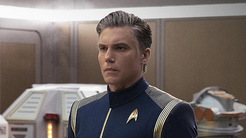 Einer der Hauptdarsteller der neuen "Star Trek"-Serie, hier in "Star Trek: Discovery", ist Anson Mount