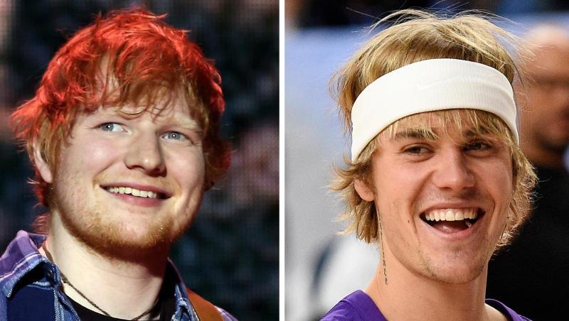 Ed Sheeran (l.) und Justin Bieber sind für eine Single ein Duo. Fotos: Isabel Infantes/Robin Townsend Ed Sheeran (l.) und Justin Bieber sind für eine Single ein Duo. Fotos: Isabel Infantes/Robin Townsend