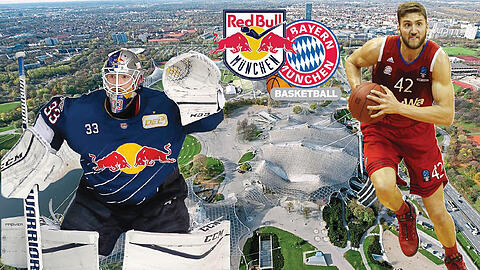 Auf dem Olympiagelände wird die neue Multifunktionsarena, die der EHC Red Bull München und Bayerns Basketballer nutzen werden, entstehen.