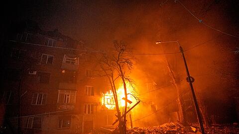 Die Industriestadt Krywyj Rih wurde von russischen Raketen getroffen.