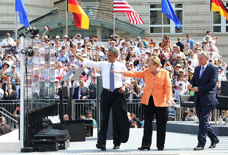 Barack Obama in Berlin.