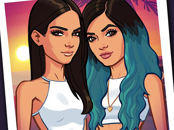 Das Foto zum Tweet der Jenner-Schwestern zum neuen Handy-Game