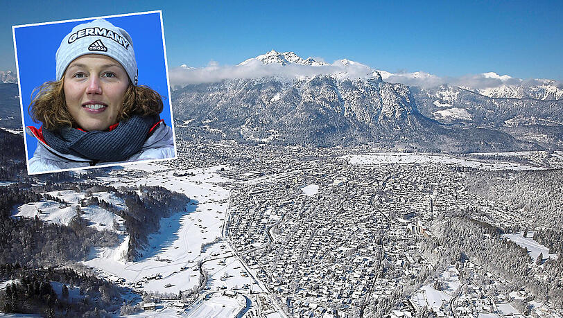 Ein Blick von oben: Hier wuchs Biathlon-Queen Laura Dahlmeier auf. Ein Blick von oben: Hier wuchs Biathlon-Queen Laura Dahlmeier auf.