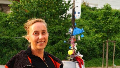 Beim Stadtteilfest "Kreuz und quer" dabei: Grafikerin Sabine Paul. Beim Stadtteilfest "Kreuz und quer" dabei: Grafikerin Sabine Paul.
