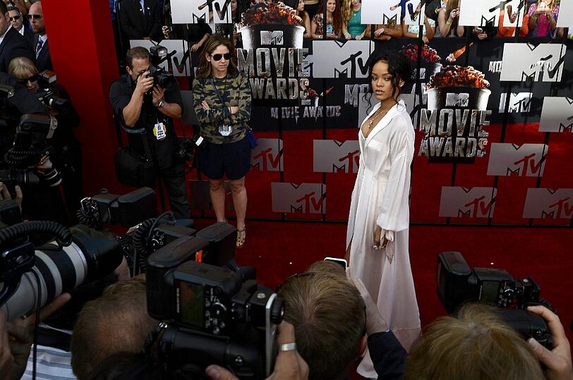 Rihanna bei den MTV Movie Awards 2014.