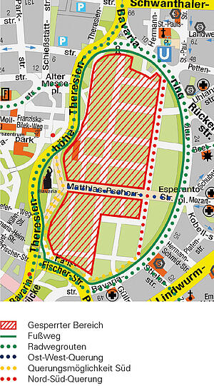 Wiesn Aufbau Plan