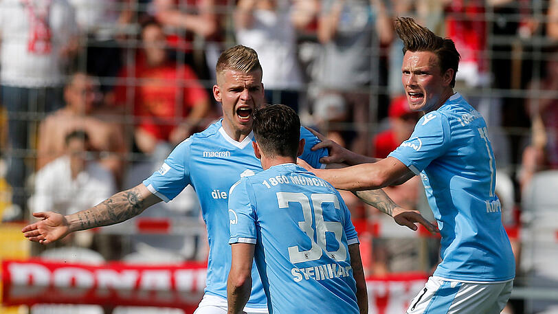 Nur noch das Spiel gegen Bayreuth &ndash; dann geht's für die Löwen um (v.l.) Daniel Wein, Philipp Steinhart und Christian Köppel um den Aufstieg.