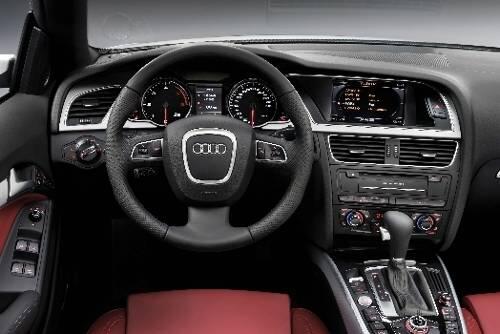 Aufgeräumt und alltagstauglich: das Cockpit des A5 Cabrio.