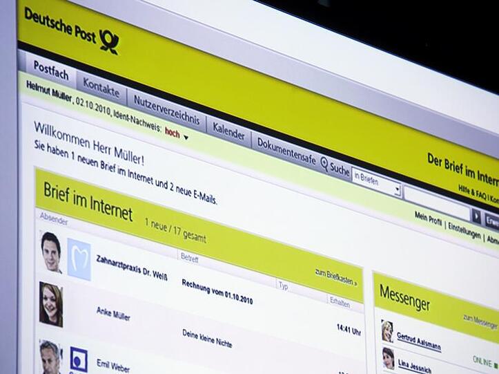 Die Deutsche Post will ab sofort ihre E-Postbriefe starten