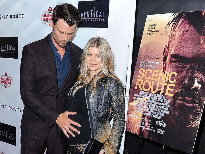 Fergie und Josh Duhamel bei der Premiere von "Scenic Route"