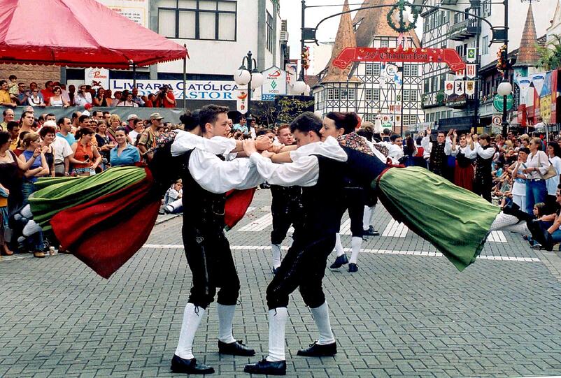 Das Oktoberfest im brasilianischen Blumenau.