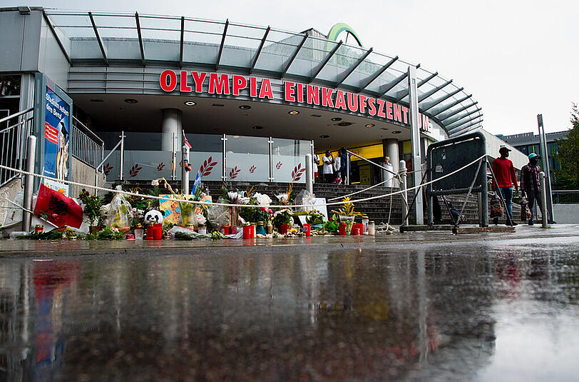 Das Olympia Einkaufszentrum (OEZ) in München kehrt langsam zur Normalität zurück.