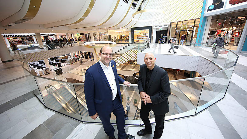 Zwei fürs Pep: Axel Haug (Center-Manager) und Marc Blum (ECE).