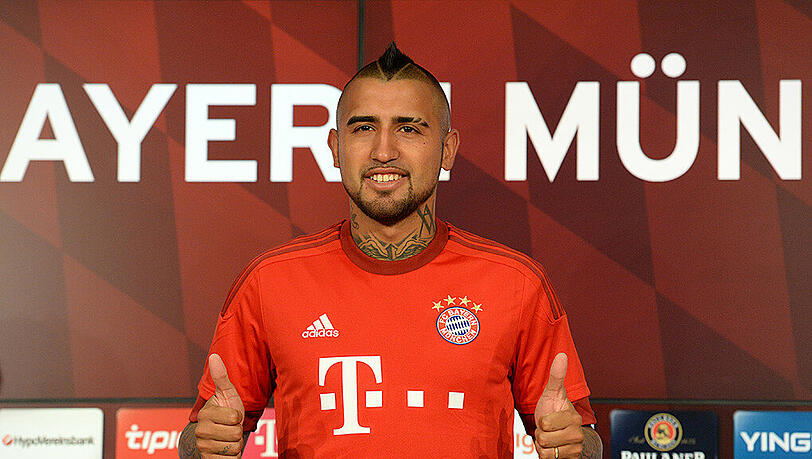 Der "Krieger" ist da: Arturo Vidal hat beim FC Bayern München einen Vierjahresvertrag unterschrieben. Der "Krieger" ist da: Arturo Vidal hat beim FC Bayern München einen Vierjahresvertrag unterschrieben.