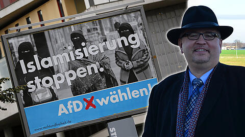 AfD-Politiker auf Konfrontationskurs zum Parteiprogramm: Konvertit Arthur Wagner.