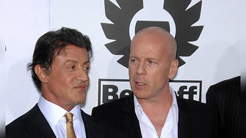 Sylvester Stallone (li.) und Bruce Willis haben schon viel miteinander erlebt.
