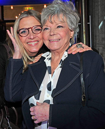 Die beiden Schauspielerinnen Nicole Belstler-Boettcher (l.) und Mutter Grit Boettcher hier auf einem Foto aus dem Jahr 2017.