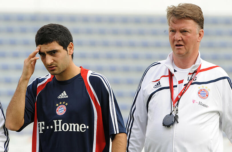 Einer für die Zukunft? Mehmet Ekici (l.) mit Louis van Gaal.