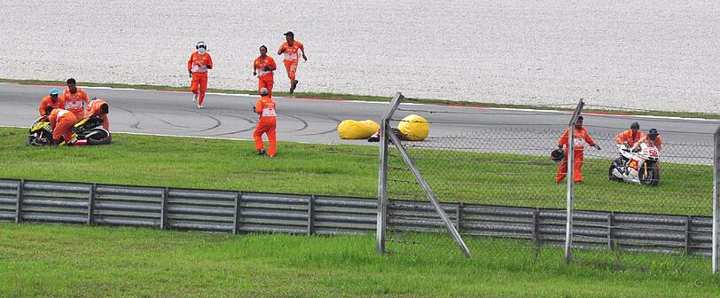 Sepang: Tragische Bilder vom Unfallort...