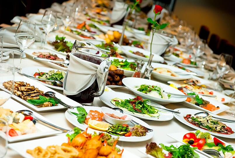 Edles Catering: Jährlich 84 000 Euro kostet der Partyservice im Bundespräsidialamt.