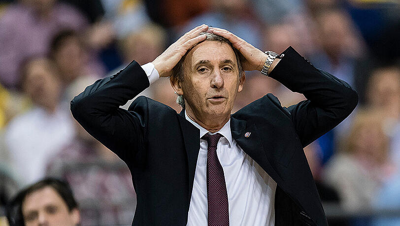Svetislav Pesic ist laut eigener Aussage zu 99 Prozent am Ende der Saison nicht mehr Trainer in München. Svetislav Pesic ist laut eigener Aussage zu 99 Prozent am Ende der Saison nicht mehr Trainer in München.