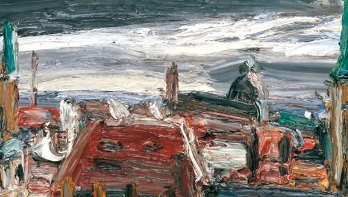 Nur der Ausschnitt eines der Nürnberg-Panoramen, die Christopher Lemkuhl von Nürnberg malte. Nur der Ausschnitt eines der Nürnberg-Panoramen, die Christopher Lemkuhl von Nürnberg malte.