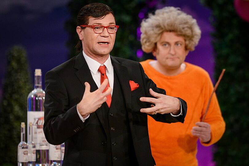Das Kabarettisten-Duo Martin Rassau (l) und Volker Heißmann.