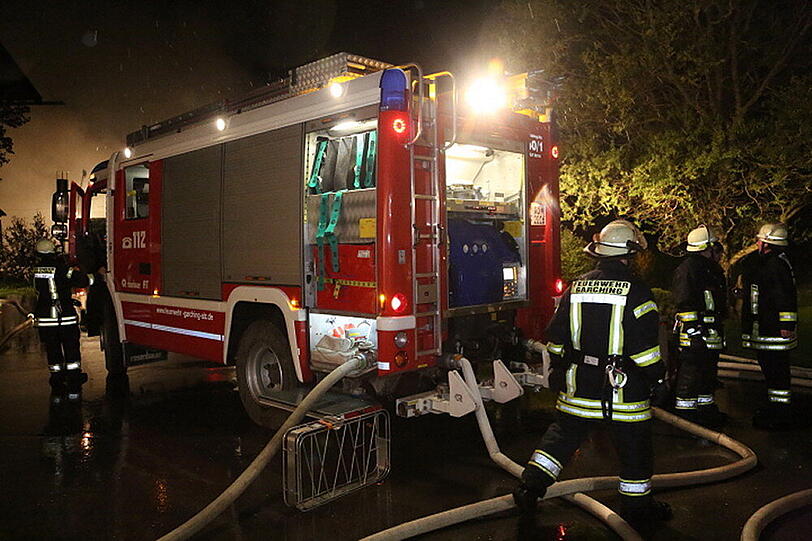 Bilder vom Großbrand in Engelsberg.