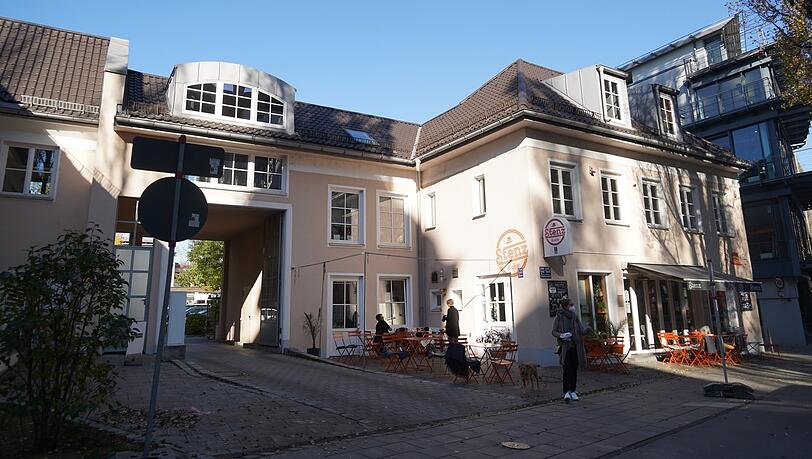 Hier wird nicht mehr gebraut: Im einstigen Maibräu haben Firmen und ein Café ihren Sitz.