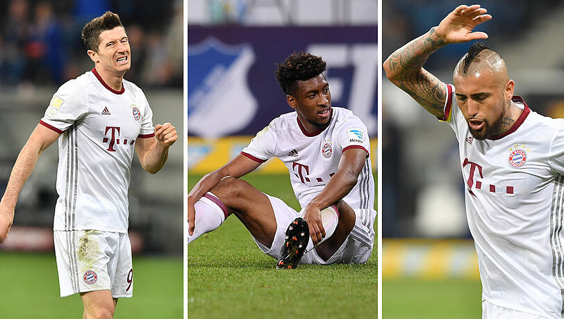 Den Frust nach der Niederlage gegen Hoffenheim wollen die Münchner rasch vergessen. Den Frust nach der Niederlage gegen Hoffenheim wollen die Münchner rasch vergessen.